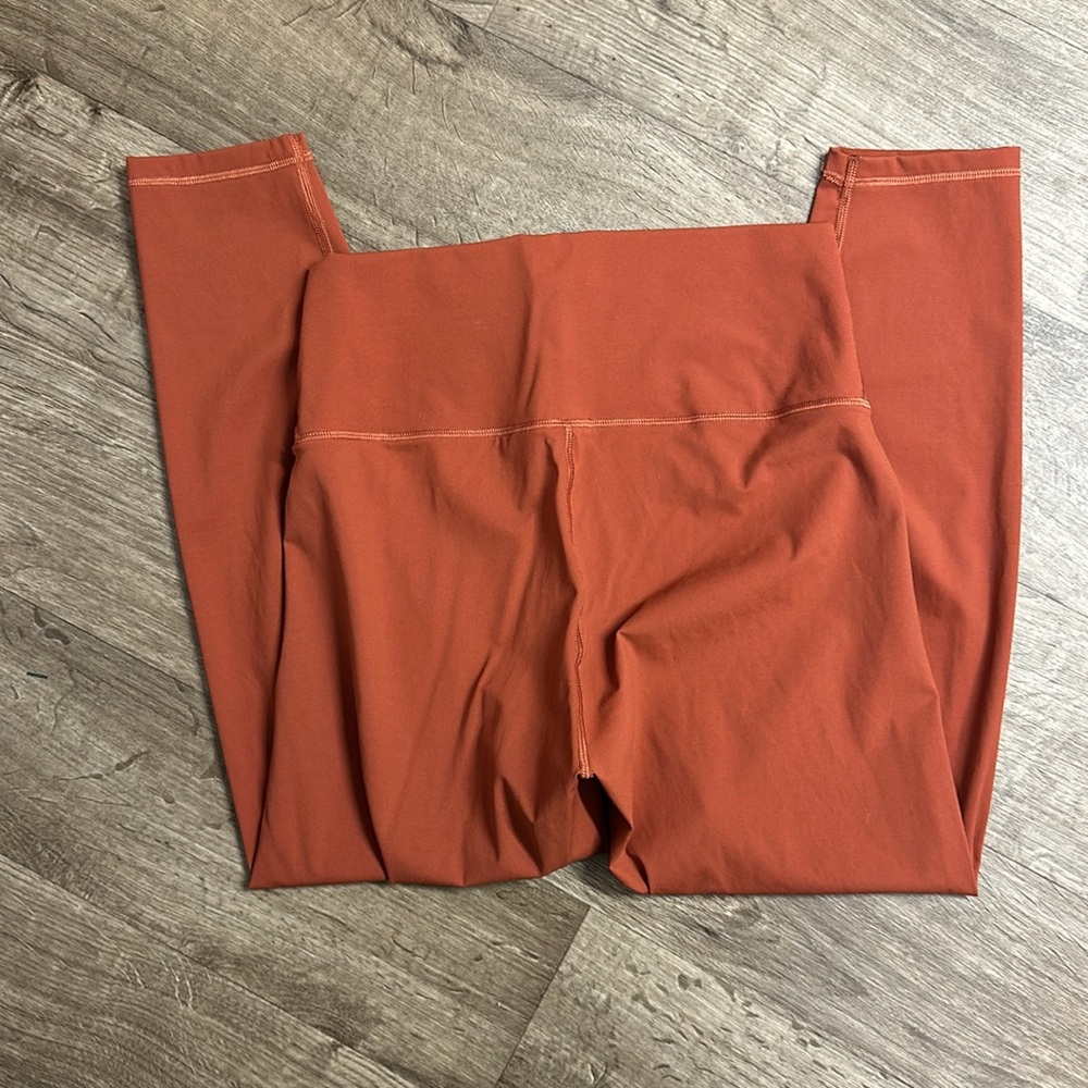 Everlane Renew Perform Leggings L Burnt Orange - Picture 3 of 4